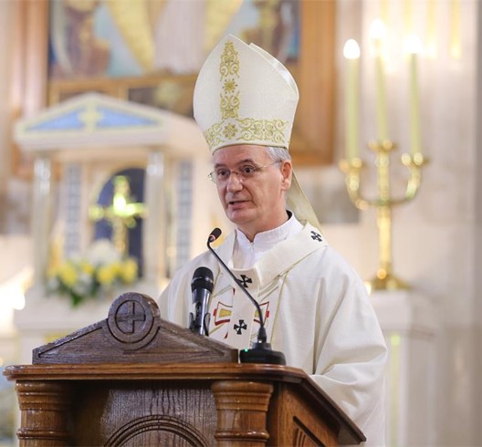 Nadbiskup Kutleša predvodi misu u kapeli Blažene Djevice Marije U KB "Sveti Duh"